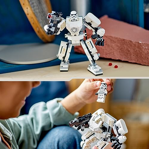 LEGO 75370 Star Wars Meca Soldado Imperial, Maqueta de Figura de Acción para Construir con Piezas Articuladas, Cabina para Minifigura y Gran Cañón de Disparo, Juguete Coleccionable - imagen 6