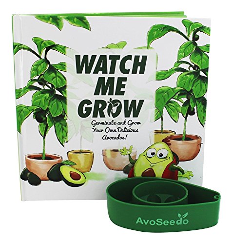 AvoSeedo Avocado Plant Kit – Kids Grow Your Own Avocado, Watch Me Grow Kit, Family Project Kit, Grow Avocado, Great For Kids And Adults, Watch Me Grow Book Included