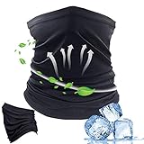 🚴 Einzigartiges Design🚴 - Es ist sehr weich und hautnah. Halten Sie Ihren Kopf im Sommer im Schatten, UV-Schutz, Schweiß absorbierend, für Sonne, Wind, Staub, Anti-Mozzie usw. Oder halten Sie das Gesicht im kalten Winter warm, ohne die Brille mit dem Atmen zu dämpfen;