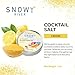 Snowy River Naturally Flavored Lemon Cocktail Salt (1x3oz Tin), Colored and Lemon Flavored Margarita Rimming Salt, Beverage Rimmer, Drink Salt, Decorative Salt for all occassions (Lemon)