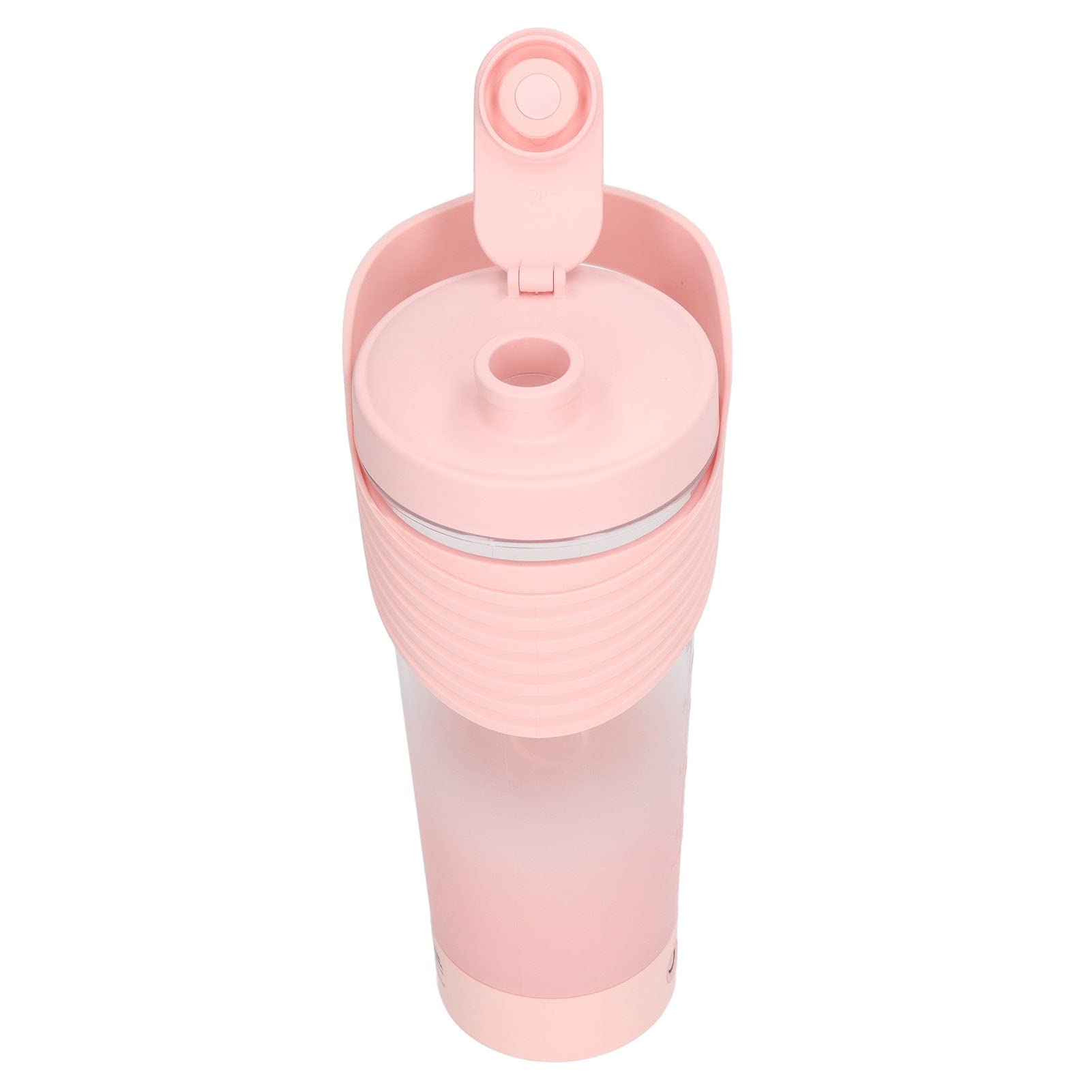 Cocoarm Elektrische Protein-Shaker-Flasche, über USB Wiederaufladbar, Silikon-Shaker-Flasche, 800 Ml, 6500 U/min, Rührbecher mit 700 MAh-Akku, für Protein, Kaffee, Milch, Shakes, Fitnessstudio, (PINK)