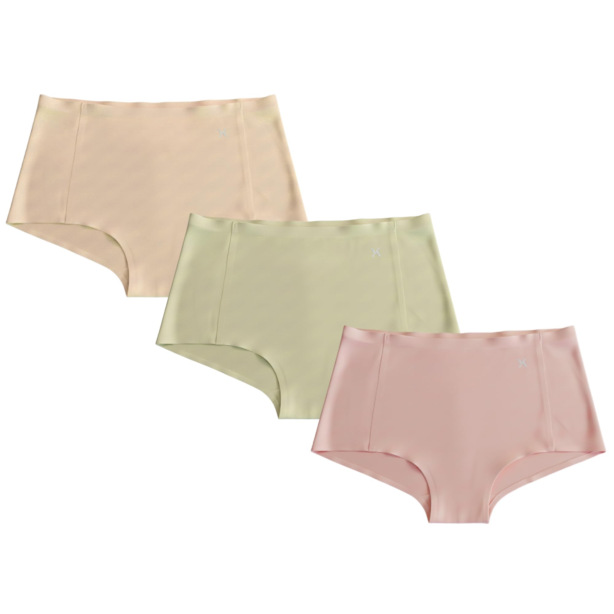 Pack of 3 Premium Seamless Boyshorts Combo | High-Rise, Full Coverage Invisible Panties for Women with 100% Cotton Gusset | Ultrasoft Fabric for Everyday Comfort Panty-image-24