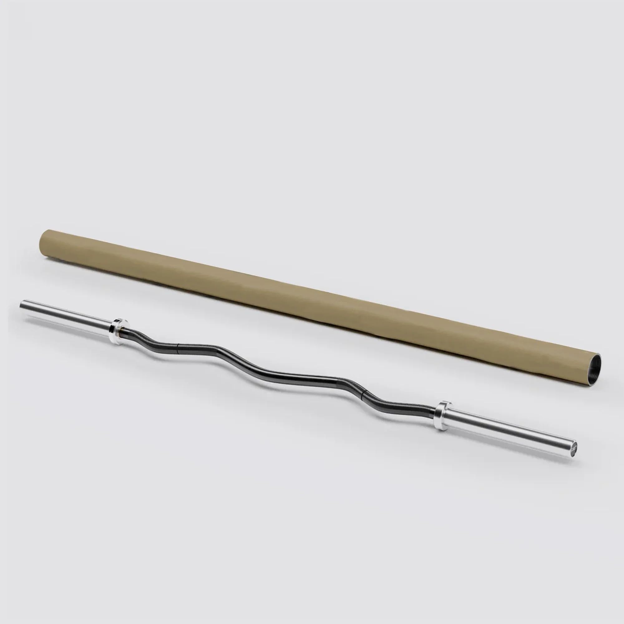 RitKeep 1,2 m Olympic EZ Curl Bar 300 kg Belastbarkeit für Armtraining