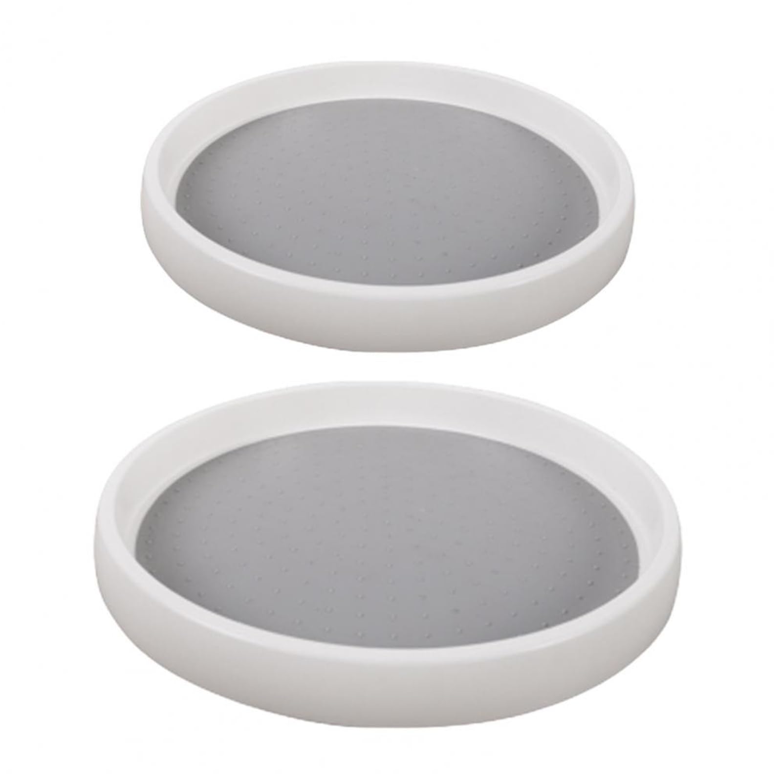 2 estantes giratorios de almacenamiento for cocina, organizador giratorio antideslizante, capacidad for especias, fácil usar para Nevera, Cocina(3.5x30.5cm)