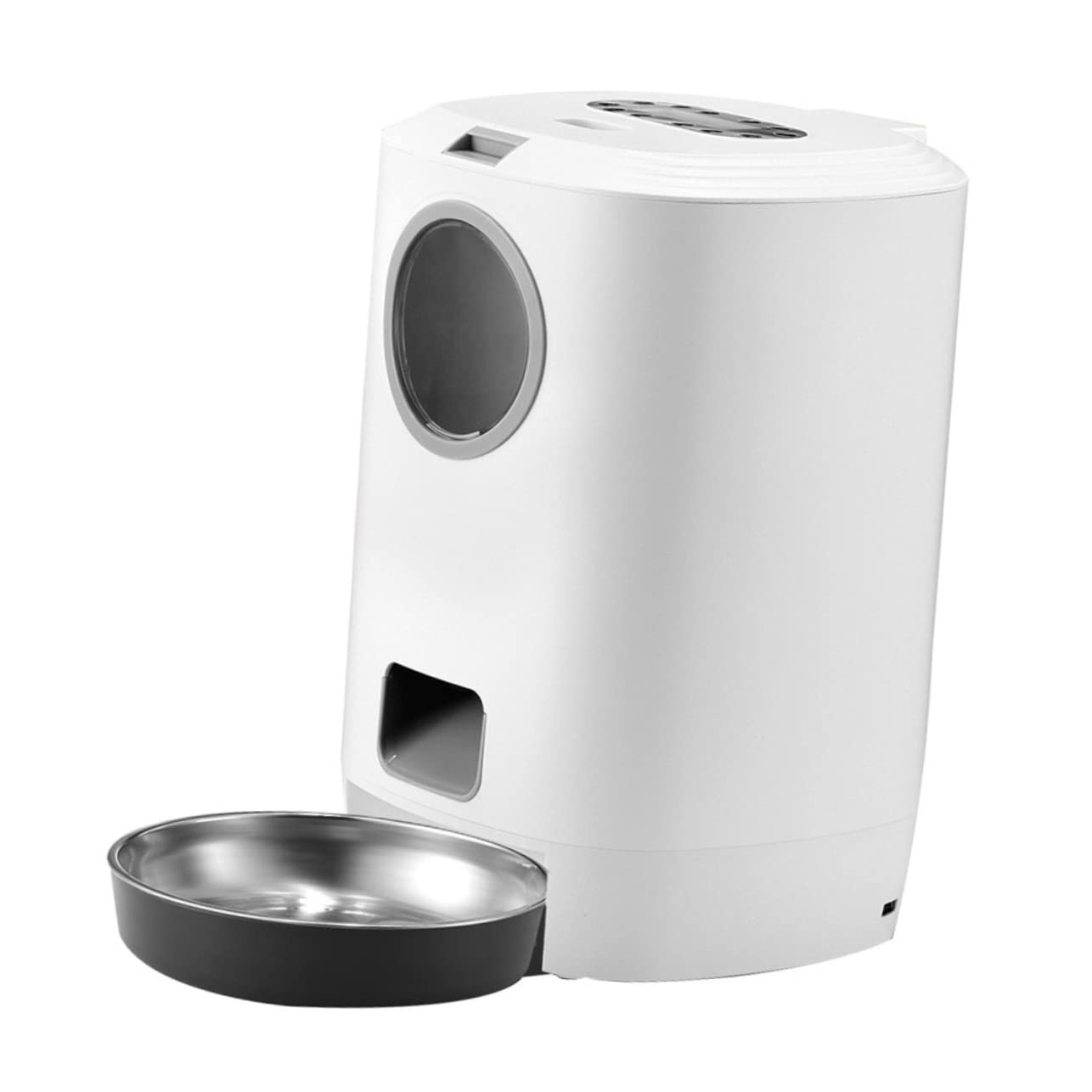Ipetboom Mangiatoia Automatica Per Cani E Gatti Da 4 5 L Con Timer Ciotola Per Alimenti Di Capacità Design Compatto in Abs