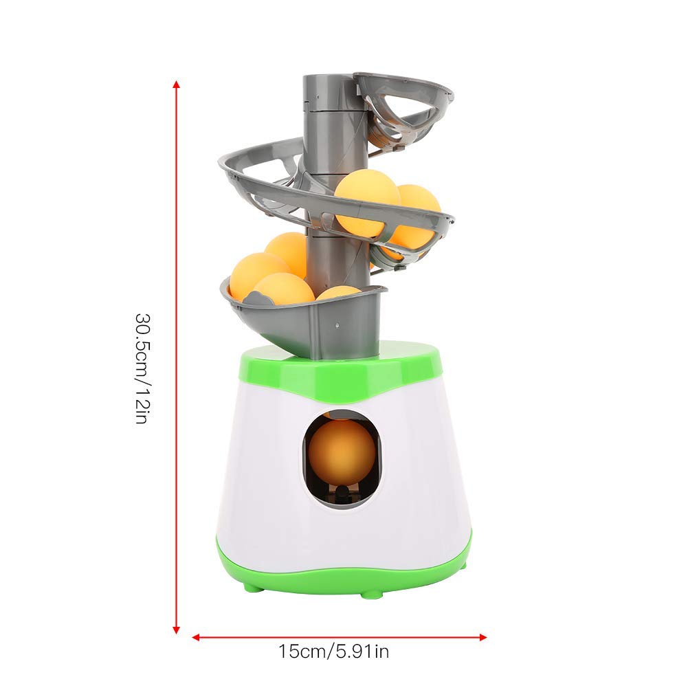 Máquina de Tiro de Pong, Robot de Tenis de Mesa, Entrenador Portátil ABS con Lanzador Automático