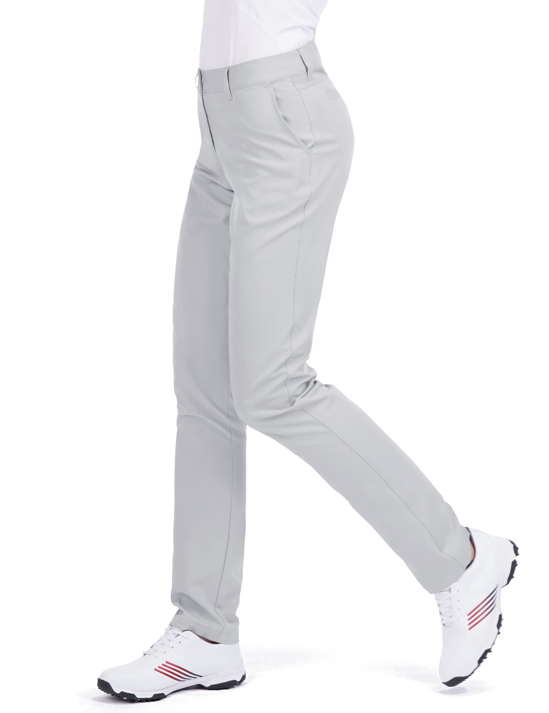 Damen-Golfhose, Stretch, gerade, leicht, atmungsaktiv, Twill - Grau - 40