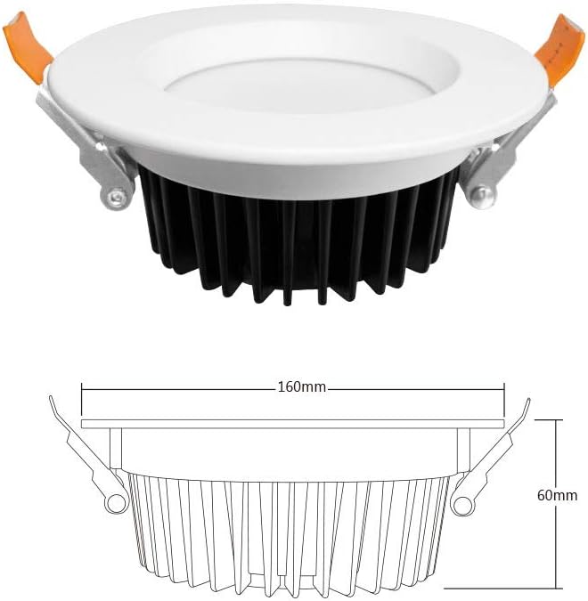 LED ZigBee Soposh Downlight with RGB + CCT Colour Changing and Warm White Cool White Recessed Ceiling Spotlight 12.00W 230.00V
