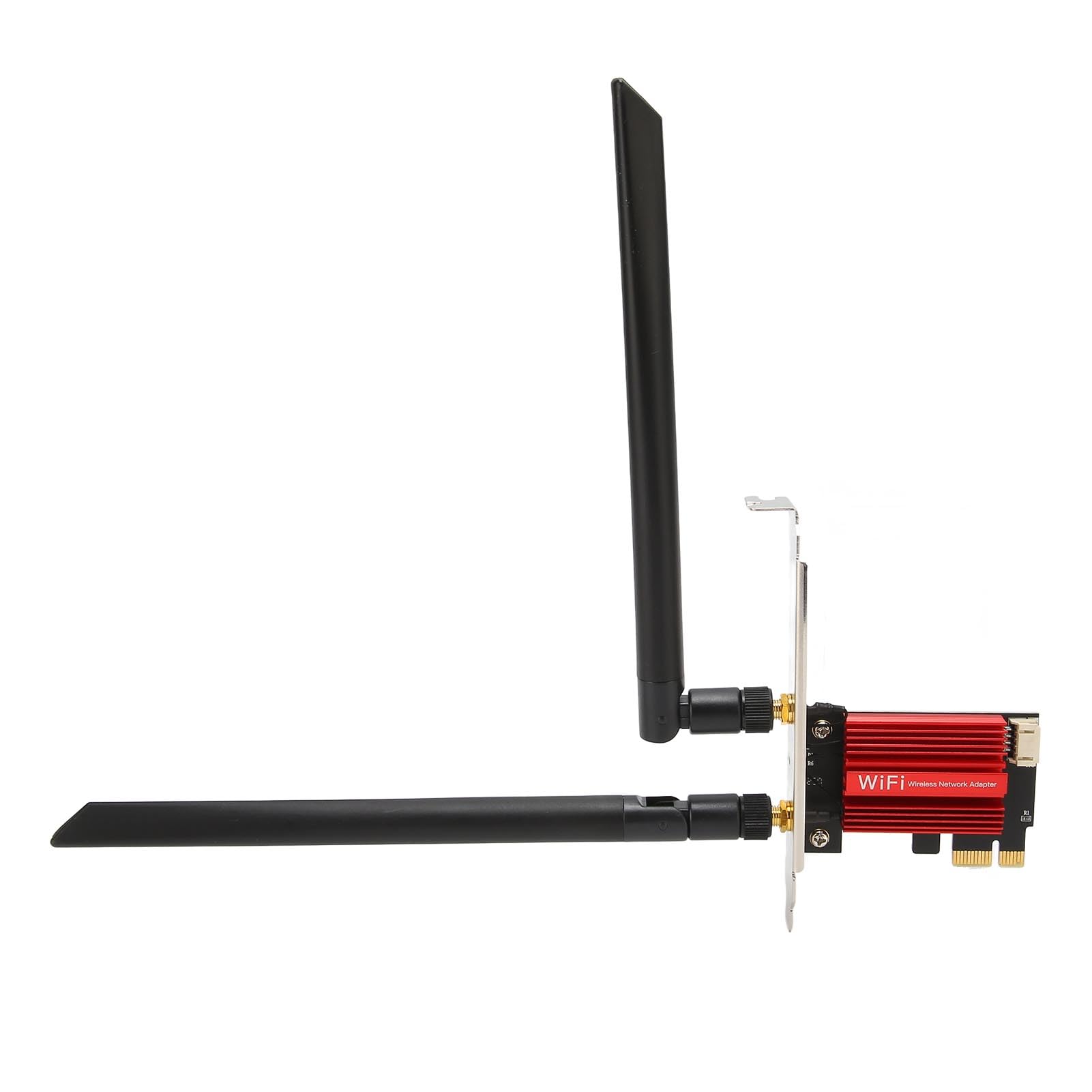 Scheda WiFi PCIe Marhynchus 1200Mbps | Doppia Antenna 10dBi, Bluetooth 4.0, Dual Band 2.4/5GHz, Compatibile Con PC