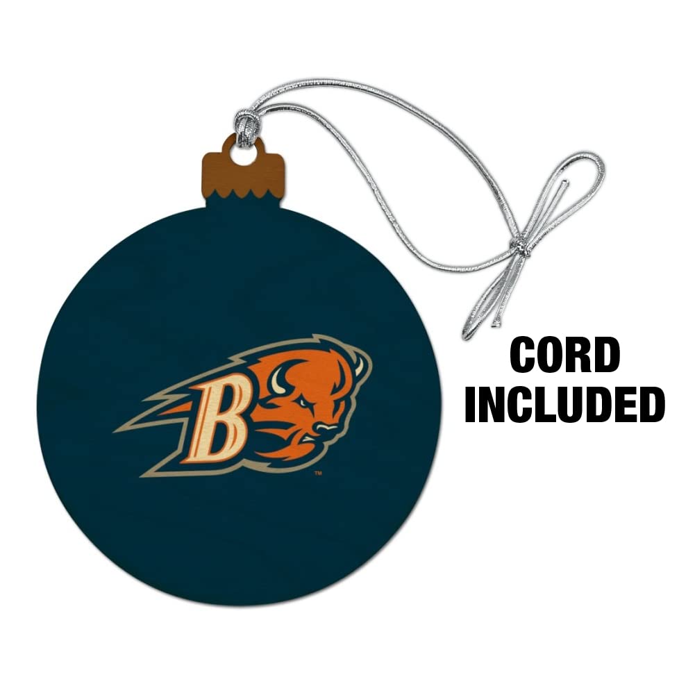 GRAPHICS & MORE Bucknell Primary Logo Wood Christmas Tree Holiday Ornament
