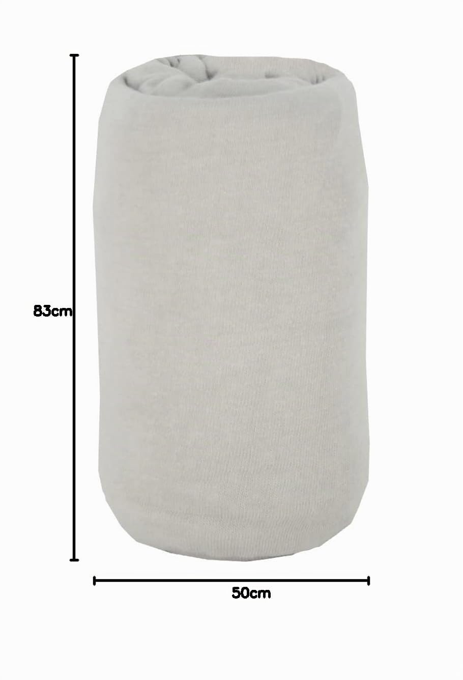 babyCalin Bio - Set di 2 lenzuola con angoli per lettino biologico 83x50 cm