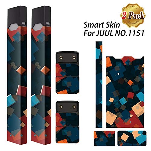 2 PACK JUUL Universal Skin Cover for Protection,Vapethink Paper Adhesive Stickers for JUUL (1151)