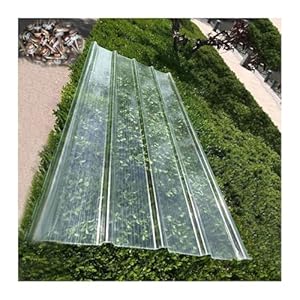 3X Tageslichtplatten, Isolierende Wellbahn, 2,0 mm Transparente Wellplatte, Dachplatten, Korrosionsbeständig, für Gerätehaus Carport(35x35in=0.9x0.90m-2...