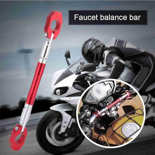 Manillar de equilibrio de motocicleta universal ajustable barra roja 2