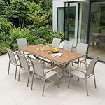 Gartenmöbel-Set WINDY 9-teilig Kaschmir