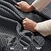 Madison Park 100% Cotton Blanket, Trendy Woven Waffle Weave Design, All Season, Lightweight, Breathable, Soft and Cozy Casual Summer Cover, for Bed, Couch and Sofa, Full/Queen, Dark Grey