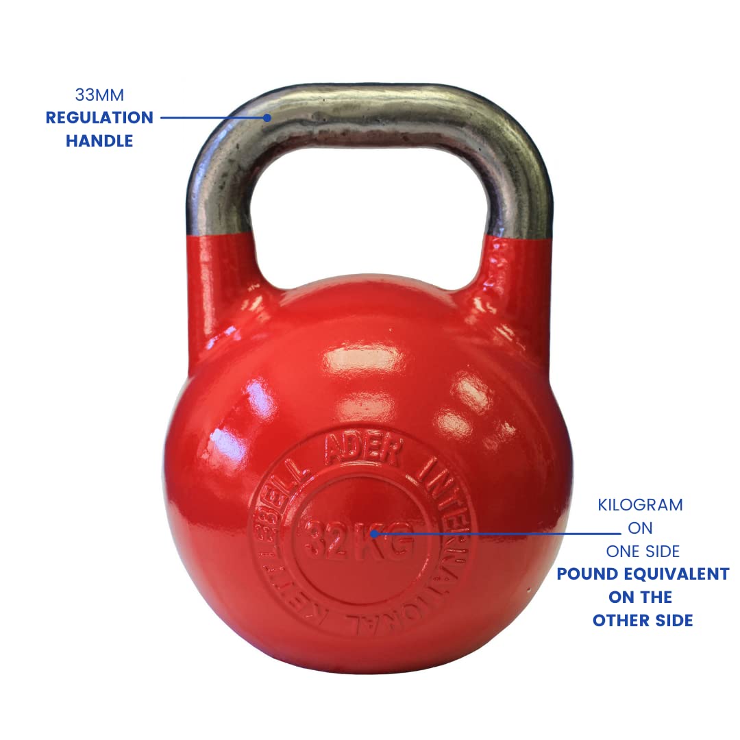 Ader Pro-Grade International Kettlebell- (32kg)
