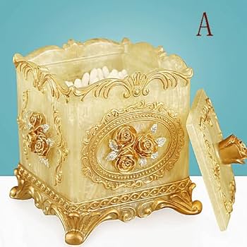 Amazon.co.jp: 姫系 小物 綿棒ケース 小物入れ ふた付き