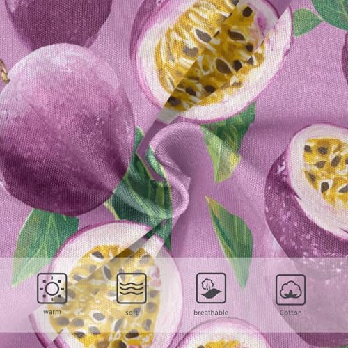 Wusikd Passion Fruit Girls' Underwear Cotton Purple Girls Briefs Soft Toddler Underwear 2T3