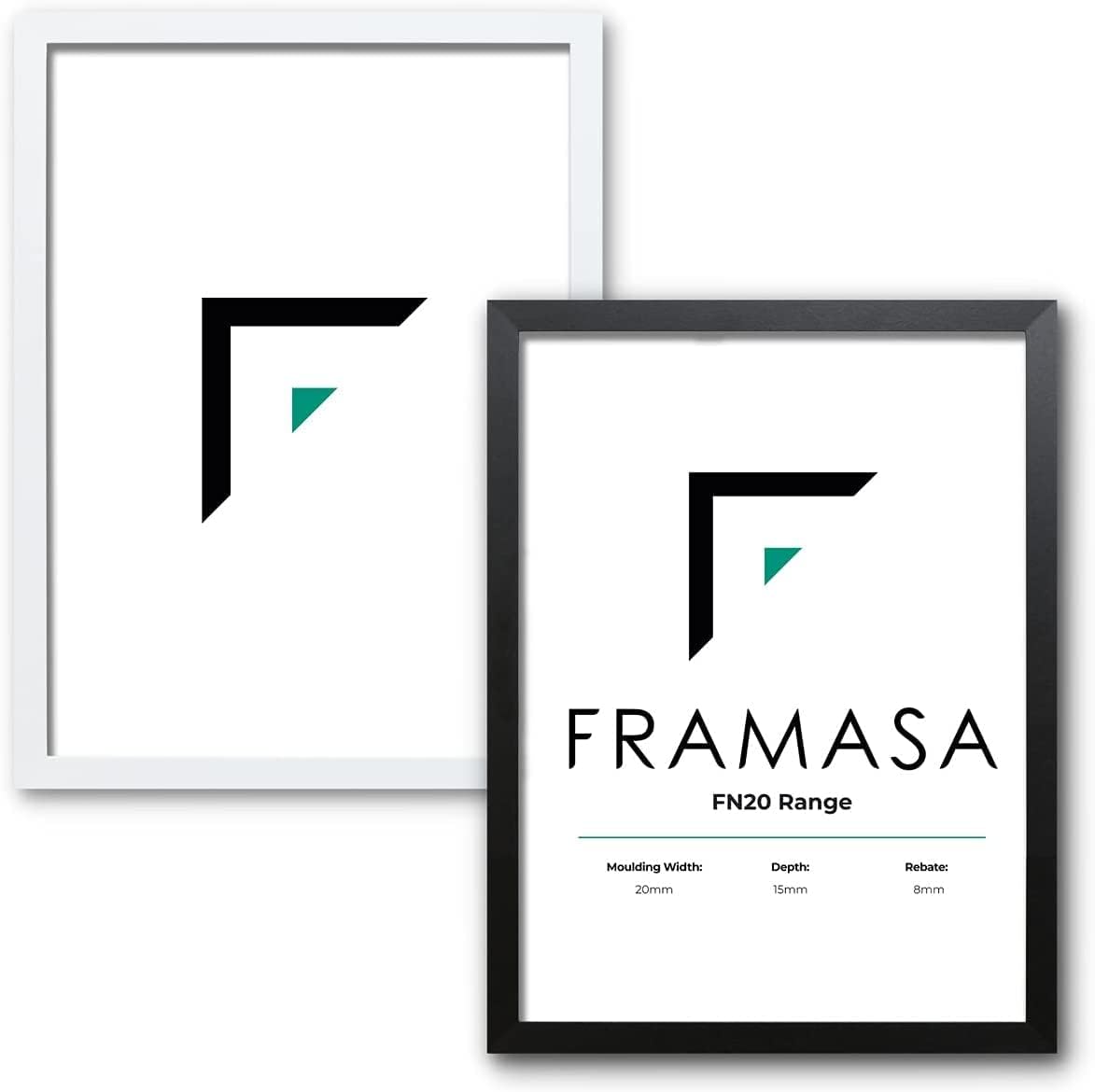 Framasa A2 Picture Display Frame Minimalist Modern Thin Black Photo