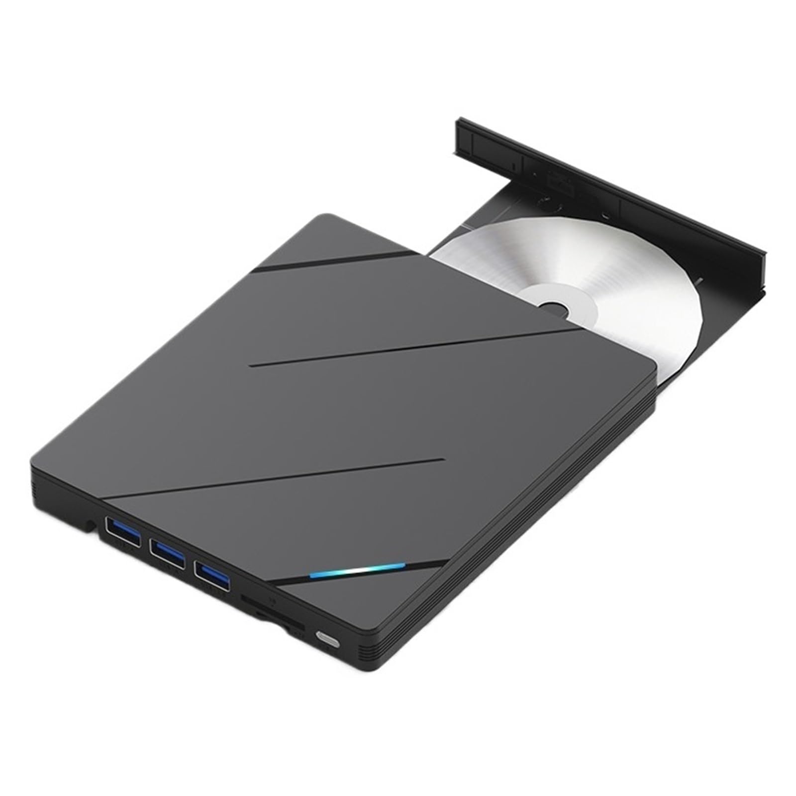 Reproductor de DVD Unidad Óptica Multifunción Externa USB3.0/Tipo-c Portátil Grabadora De DVD Móvil(BLU-Ray DVD Drive (with Burning))