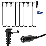 T-Power fabricado con la más alta calidad con punta. Tamaño: 5,5 mm/2,1 mm, punta central negativa interna 8 way Daisy cadena divisor cable?