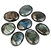 mookaitedecor Irregular Shape Labradorite Palm Stone Pocket Worry Stones Crystals Therapy Healing Meditation Home Decor