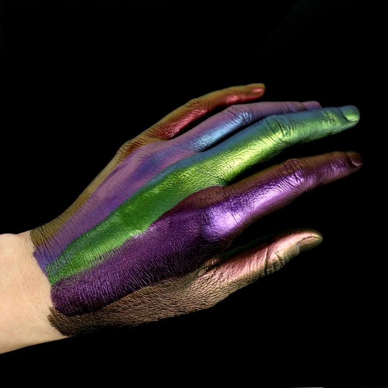 Miniatura 5 de Bowitzki Delineador de ojos Duochrome Shimmer Gradient Color Retro Liner Maquillaje Activado por Agua (Nebulosa Rosetón)