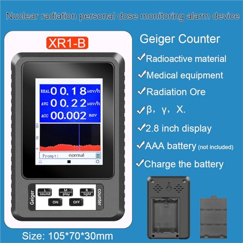 Medidor de Radiación Gauss XR1 Detector Personal miniatura 4