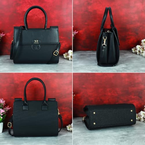 Image of NFI essentials Satchel Bags Ladies Purse Handbag Premium Women Shoulder Travel Bag for Work Gifts for Wife /Mother /Sister Stylish Office College Party Bag