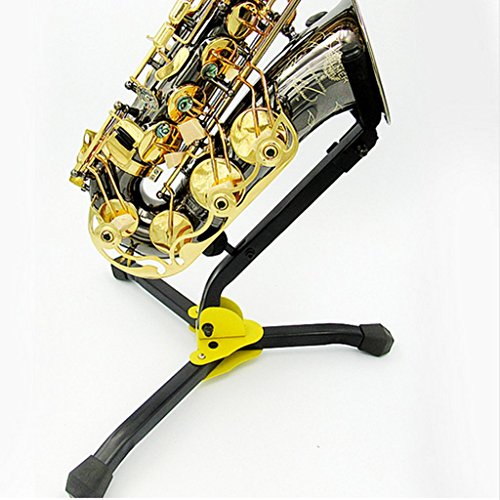 Mkki SKS-1 Foldable Saxophone Stand Sax Tripod Holder For Alto/Tenor Saxophone thumb #2