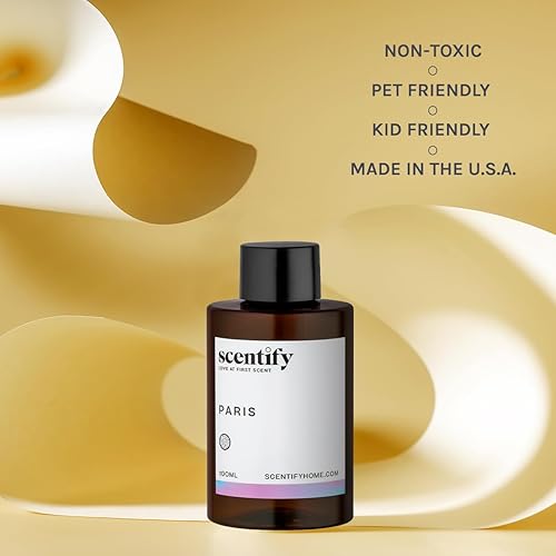 Miniatura 4 de Scentify - Aroma de aceite aromático de París para difusores de aceite, aceite aromático lujoso con aroma a bayas, flores, ámbar, polvo, difusor