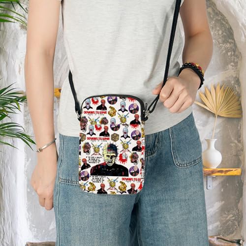 KEYCHIN Pinhead Fans Crossbody Bag Pinhead Movie Gifts Demons To Some Angels To Others Pinhead Shoulder Bag Pinhead Merch3