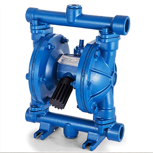 Air-Operated Double Diaphragm Pump Cast Iron 12GPM 115PSI with 1/2