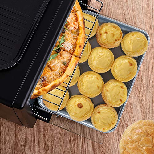 Mini-oven 9 liter | 100-230 °C | 3-in-1 oven | toaststoffen | pizzaoven | mini-oven | koffiemachine | kleine oven | ontbijtmachine | 1050 W - Afbeelding 6