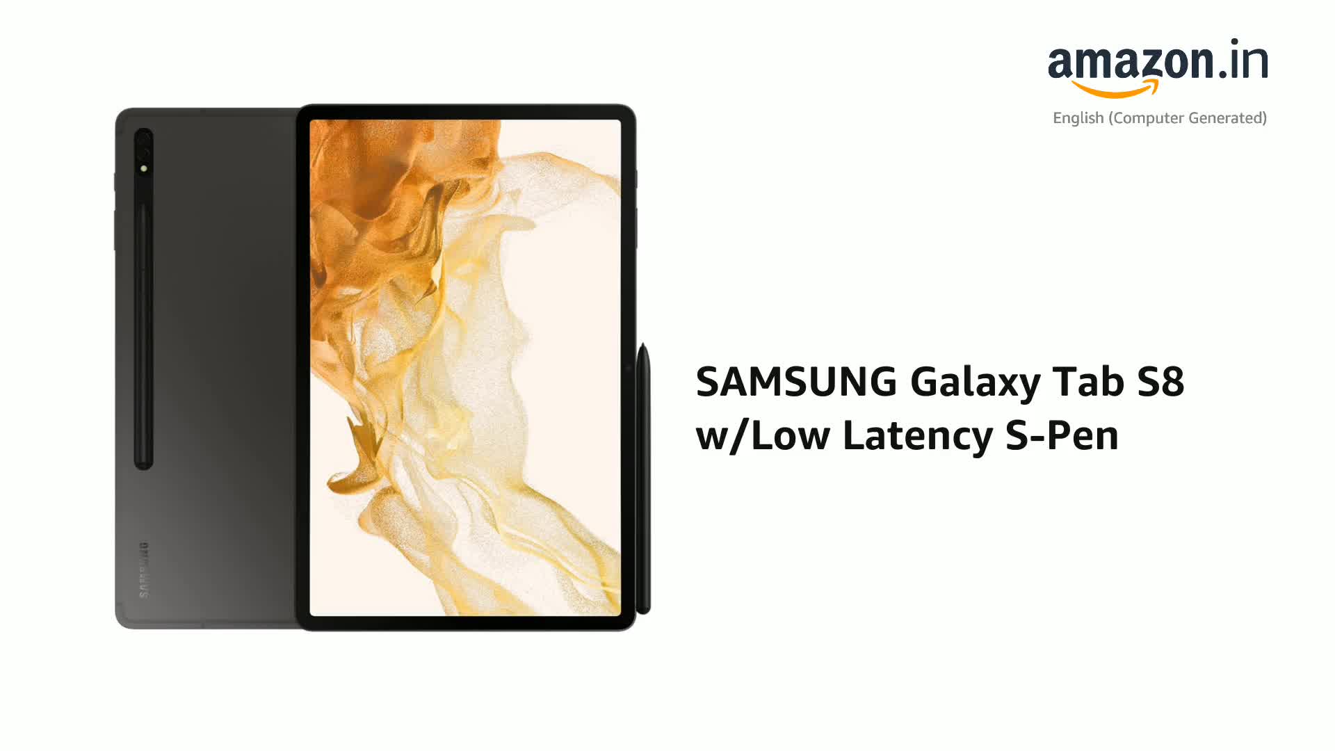 SAMSUNG Galaxy Tab S8 W/Low Latency S-Pen (128GB, 8GB) 11'' 120Hz