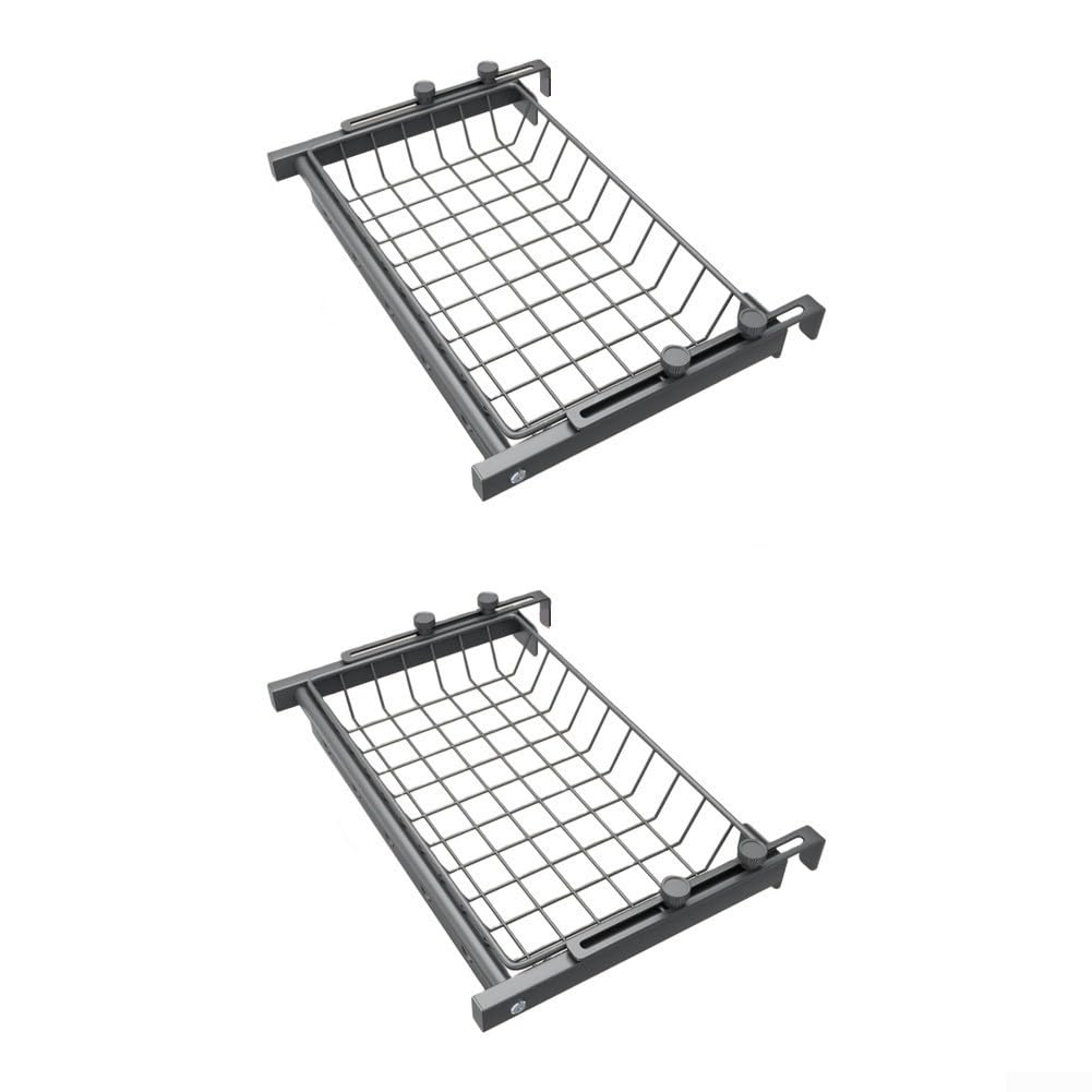 Scaffale regolabile per termosifone per asciugare i vestiti, in lega di alluminio, resistente, con larghezza espandibile, adatto per davanzale e ringhiere, grigio, 40 x 26 cm (60 cm)
