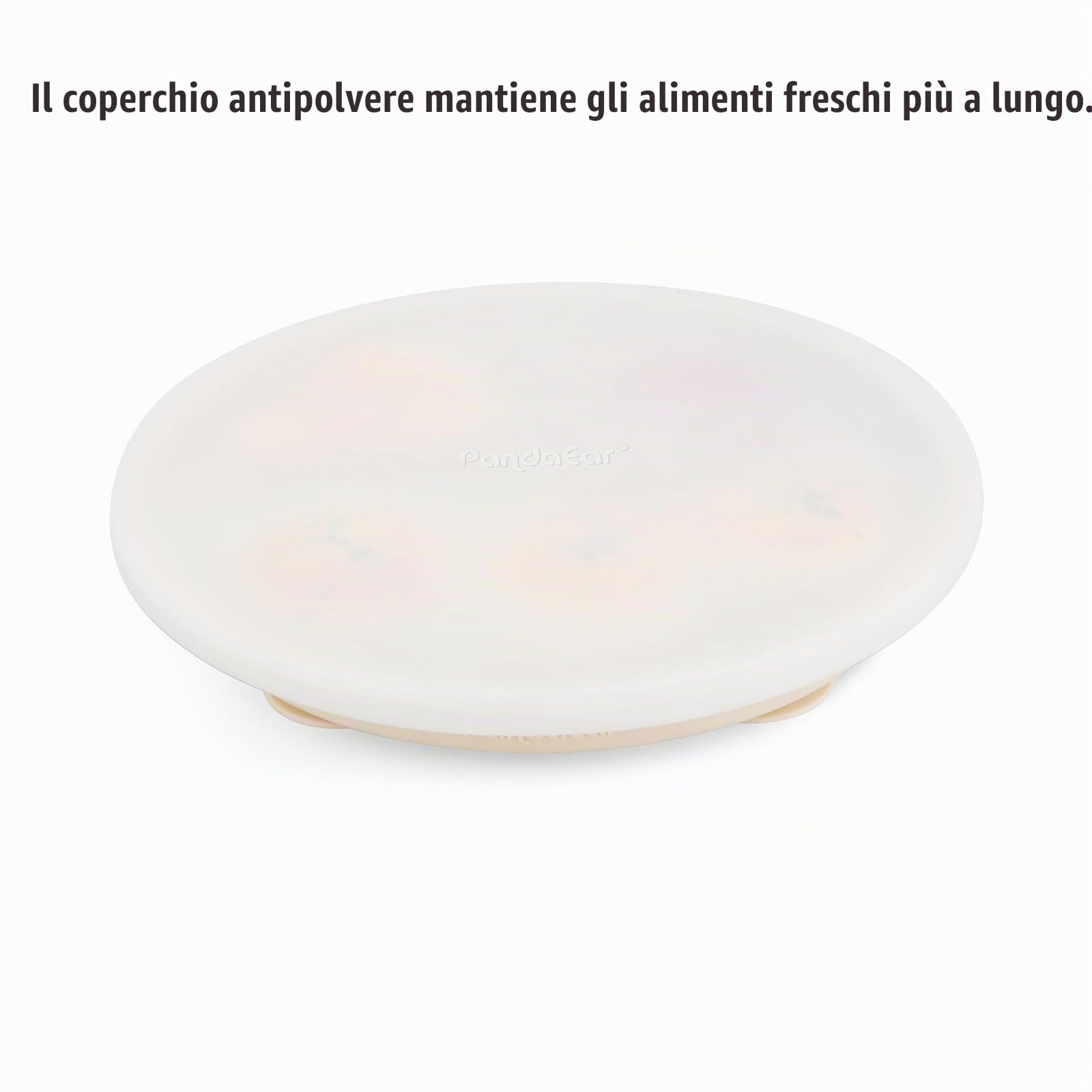 PandaEar Piatti con Ventosa in Acciaio Inox per Bambini Set da 3 (pink)
