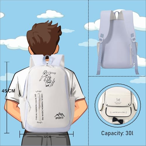 Image of Tinttot 30 Litre, Japanese Korean Style Capybara Niche College Students Light weight School bag Women's Travel Backpack