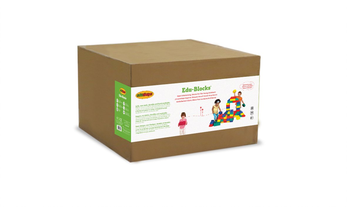 Edushape – Ed 806050 – edu' Blocks, 50-częściowy