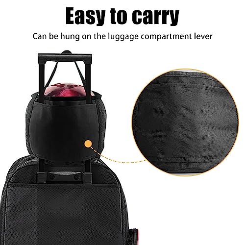 MiOYOOW Einzelne Bowlingball-Tasche Mesh Bowling-Einkaufstasche Bowling-Zubehör für die Aufbewahrung von Bowling Bällen