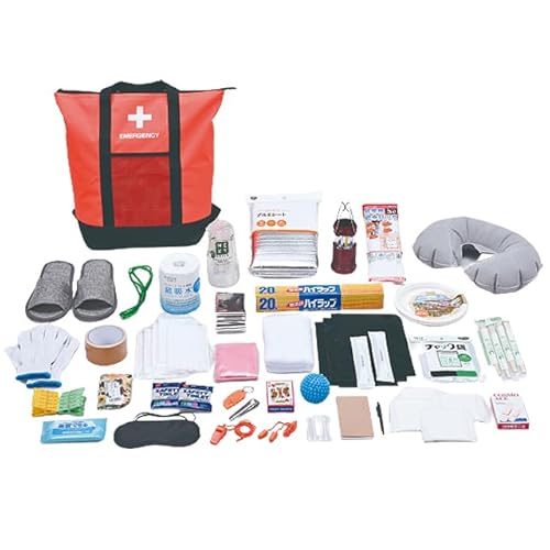 災害時にも避難所でも役に立つ37点非常用防災リュック＆トートセット（防災保冷温リュック＆トート 2WAY仕様 もしもの防災セット37点 災害時 避難所生活を想定したアイテム 備えて安心）のサムネイル