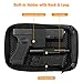 FINPAC Concealed Carry Gun Pouch, Soft Pistol Case Fanny Pack Waist Belt Firearm Bag with Holster for Handgun, Air Gun, Men, Women (Black)