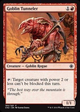 Magic The Gathering - Goblin Tunneler (160/221) - Conspiracy 2: Take The Crown