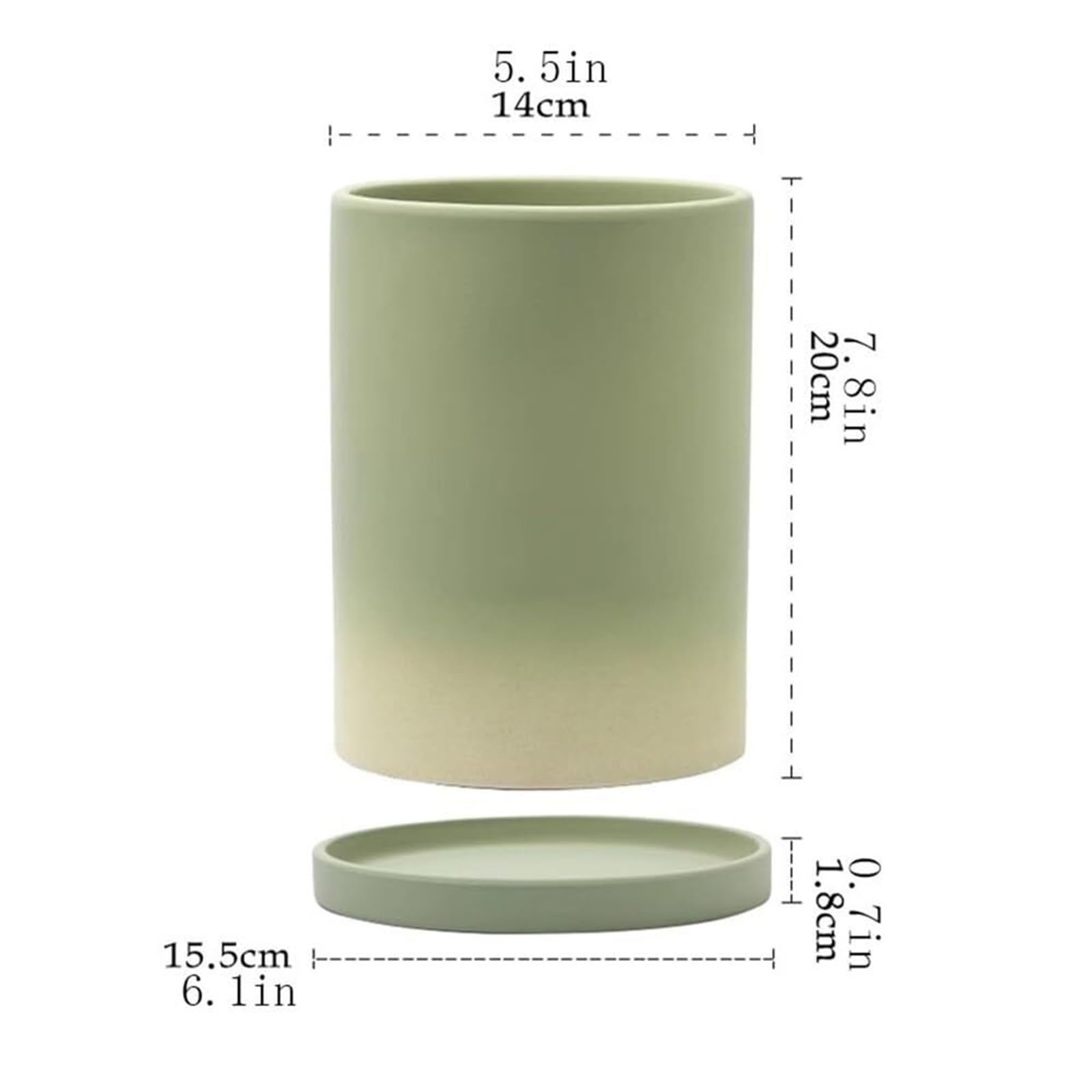 Doniczki na rośliny Doniczka do roślin w pomieszczeniach z otworem drenażowym i ceramiczną sadzarką prezenty dla miłośników roślin