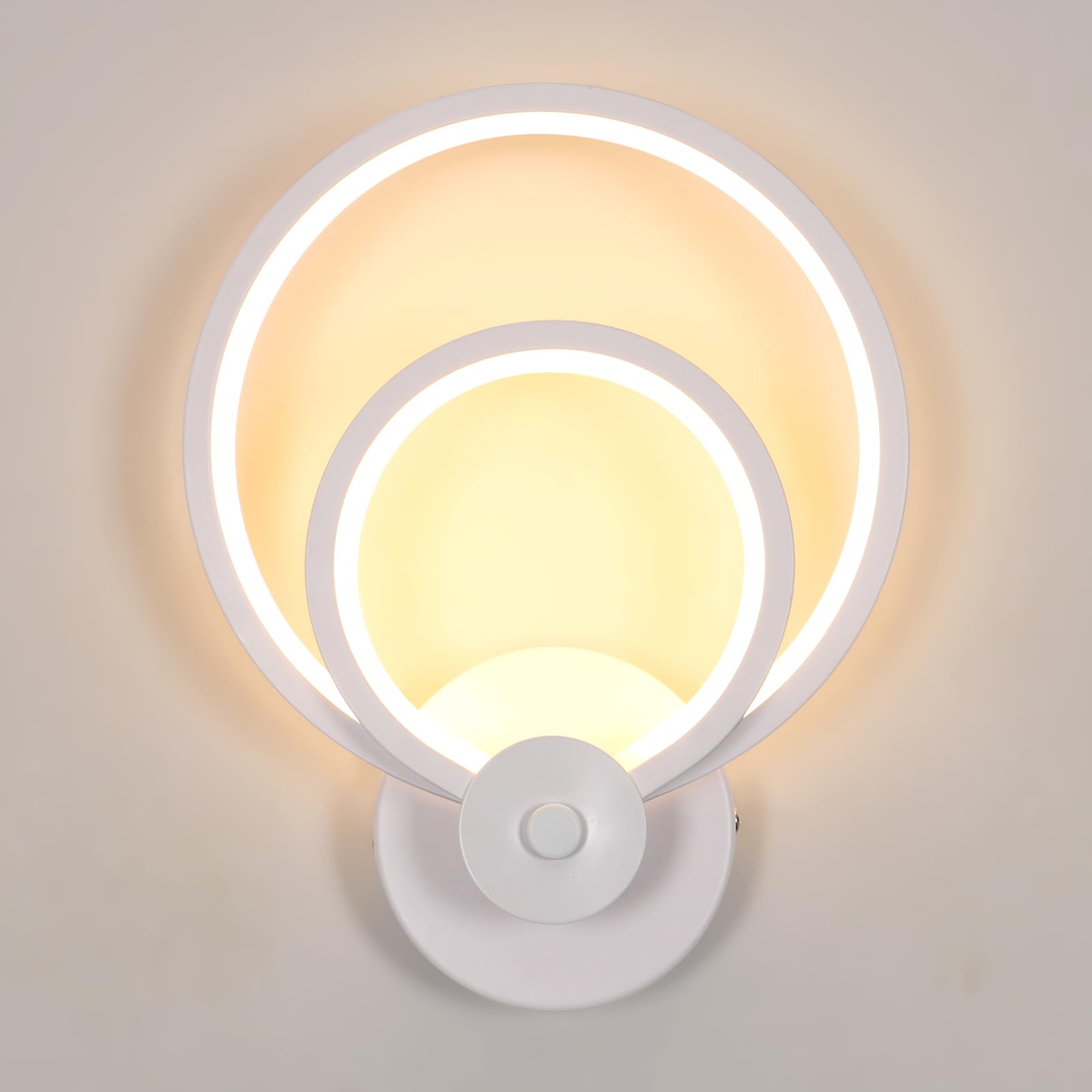 DELIPOPInterior Design Wall Light, 20 W 1960 LM Modern LED Wall Lamp, Decorative Interior Sconces, Wall Lighting for Bedroom, Living Room, Hallway, Warm White 3000 K