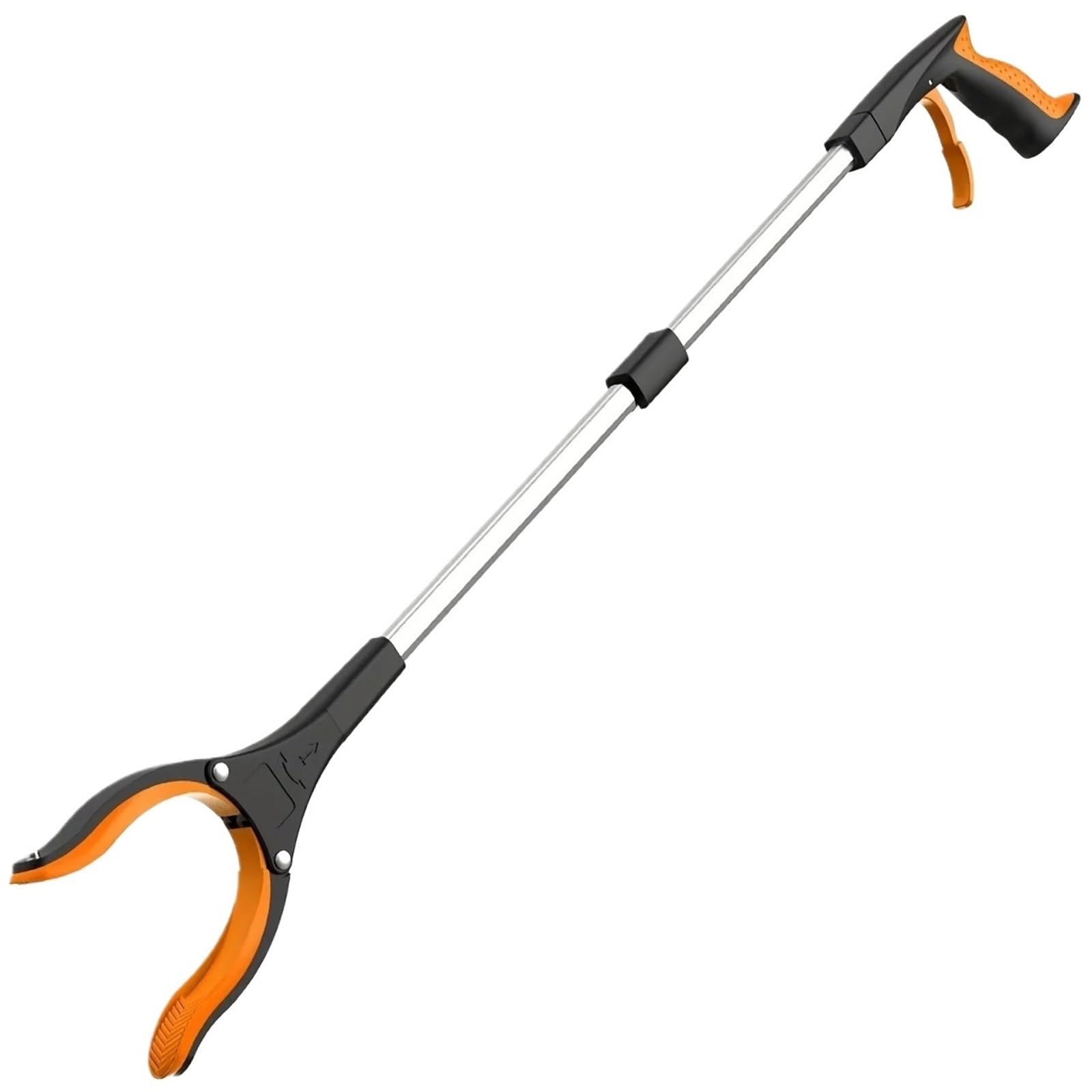 Pinza recogedora de Basura con Clip Giratorio de 360 ​​Grados, Pinza for Personas Mayores, Ligera y Resistente, de 32 Pulgadas, Pinza, Herramienta de Agarre for Personas Mayores(Orange)