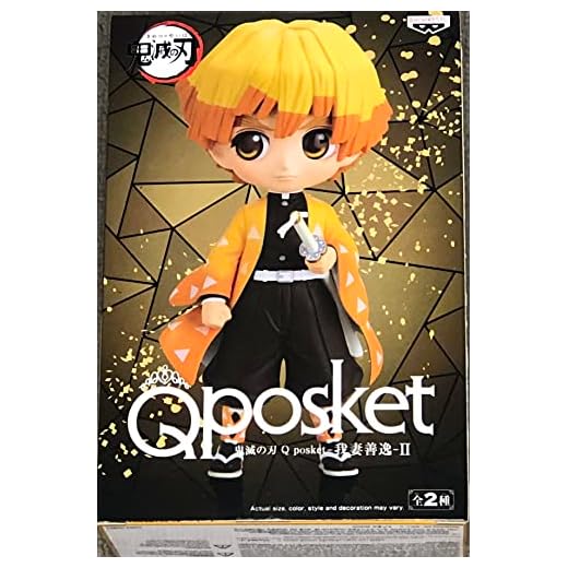 Banpresto Figura Q Posket Demon Slayer: Kimetsu No Yaiba - Zenitsu AgatsumaⅡ(Ver.A) B18382 7cm