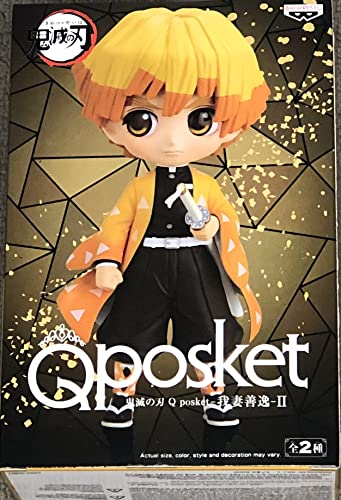Banpresto Figura Q Posket Demon Slayer: Kimetsu No Yaiba - Zenitsu AgatsumaⅡ(Ver.A) B18382 7cm