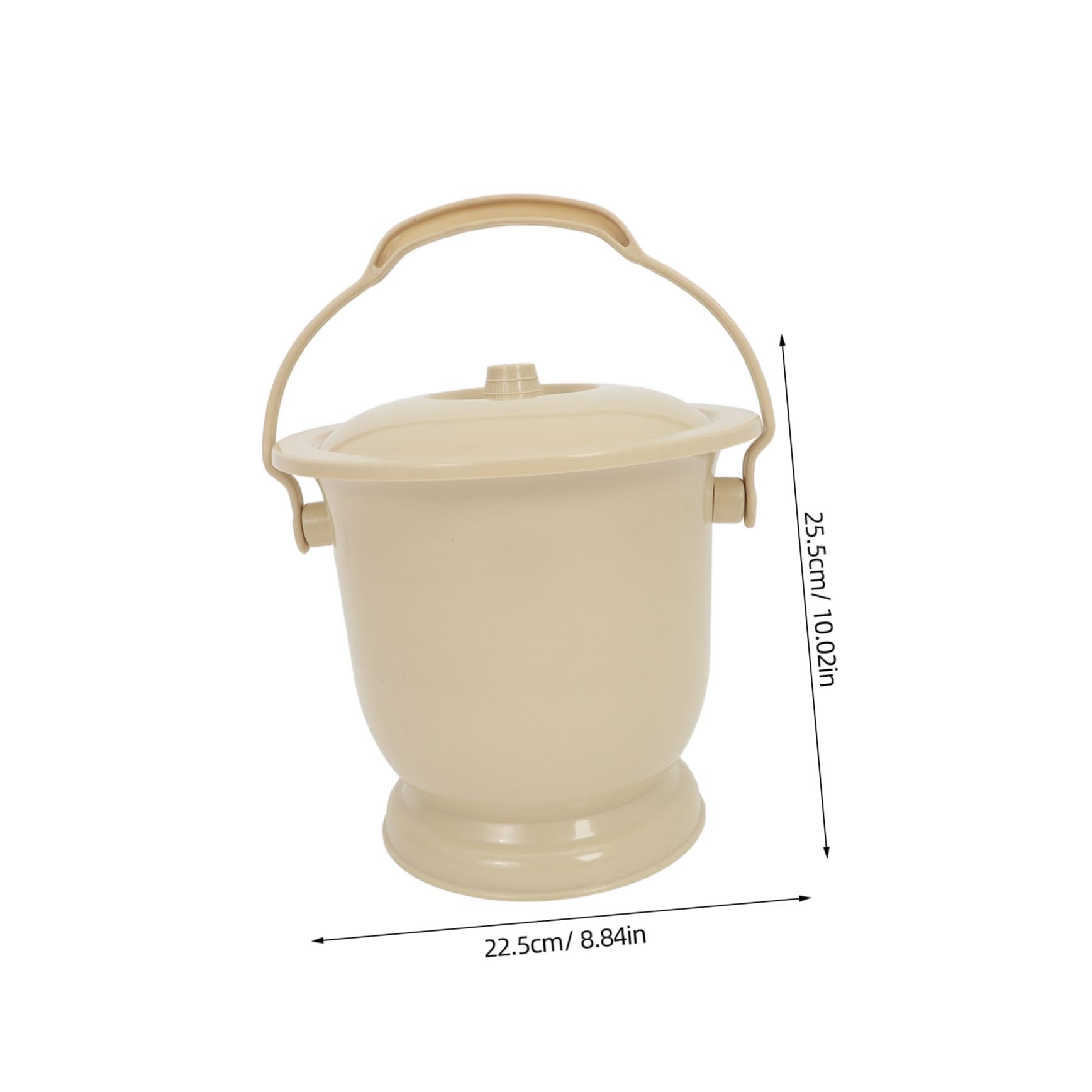 FOMIYES Portable Urinal Bucket for Men Women Boys and Girls Elderly Bedside Urinal Lid Plastic Potty for Home Travel